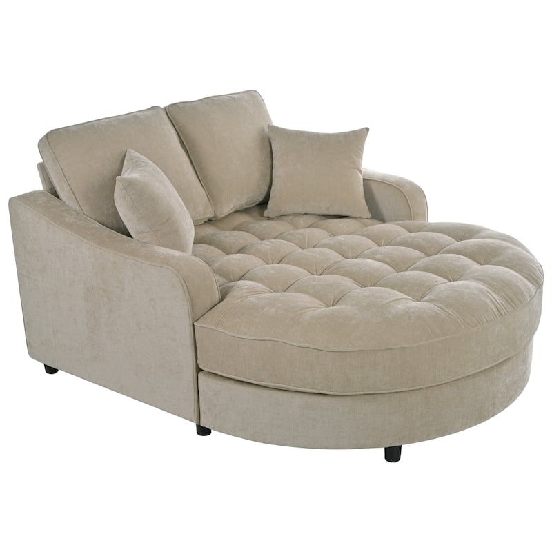 Modern Oversized Chaise Lounge Sofa Bed by Harper & Bright Designs