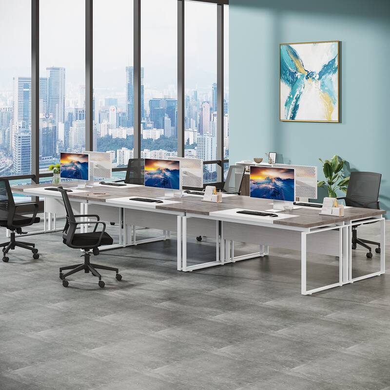 63 Inch Computer Desk Home Office Desk for Workstation (Only Table)