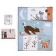 preview thumbnail 7 of 9, Bedtime Originals Sleepytime Bear Woodland 3-Pc Baby Nursery Crib Bedding Set