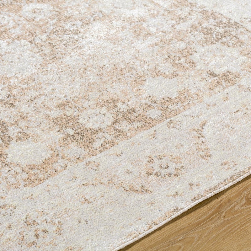 Livabliss Lillian Traditional Medallion Indoor/Outdoor Area Rug