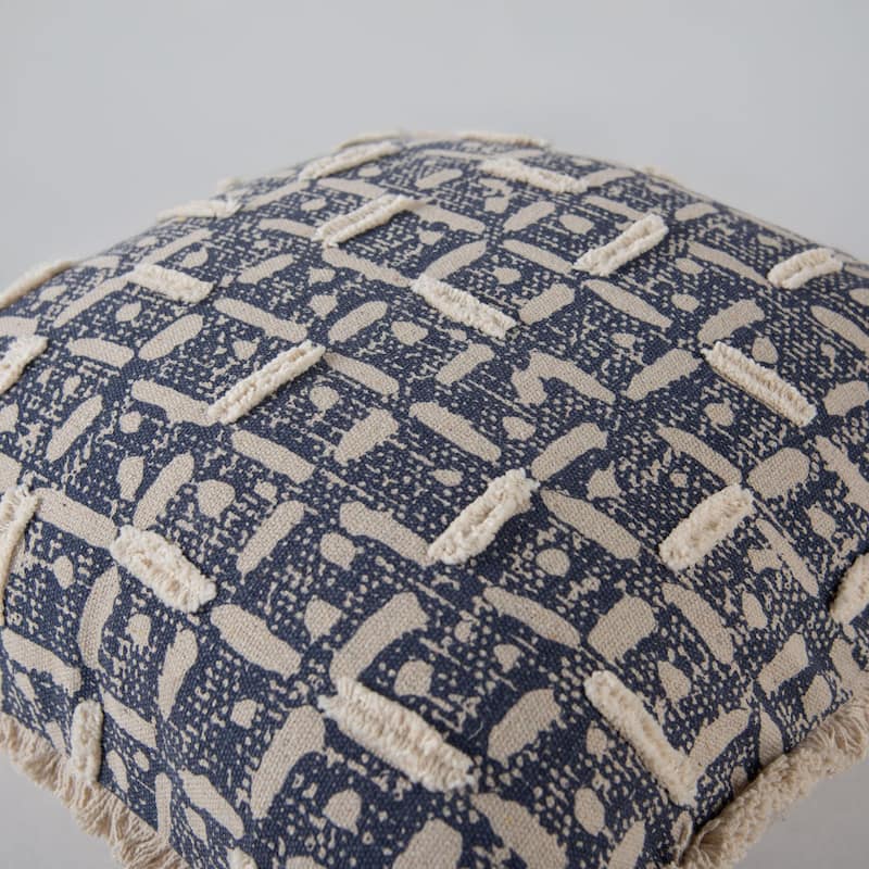 Rizzy Home Abstract Embroidered Throw Pillow