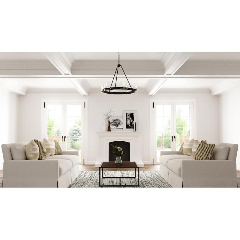 Gloucester 6-Light Matte Black Chandelier