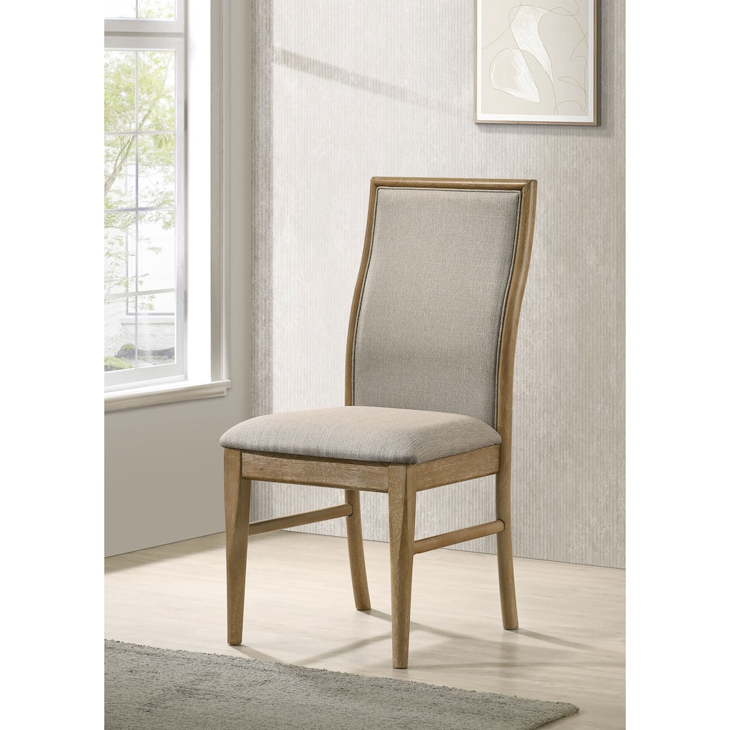 Dreydon Barley Upholstered Dining Side Chair (Set of 2)