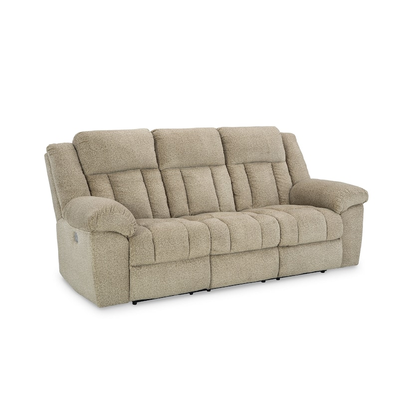Signature Design by Ashley Tip-Off Power Reclining Sofa - 91"W x 42"D x 45"H