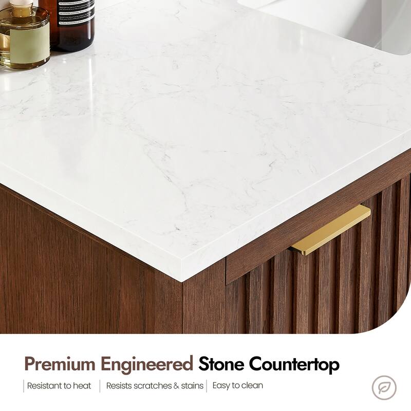 Shenzhen Bath Vanity with Composite Stone Top without Mirror