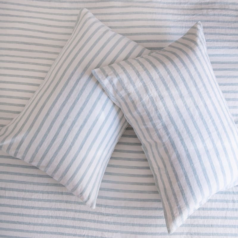 100% French Linen Duvet Cover & Sham Set by BOKSER HOME