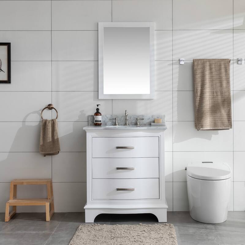 Sudio Design Monroe 30" Bathroom Vanity - 30" Single Sink