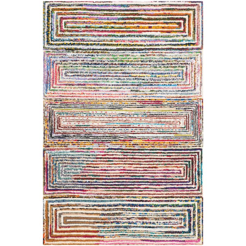 SAFAVIEH Handmade Nantucket Wibke Contemporary Cotton Rug