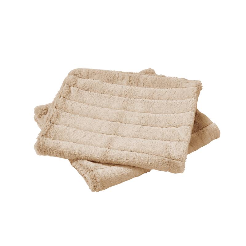 Supermink Soft Solid Throw Pillow Covers Set of 2, NO INSERT