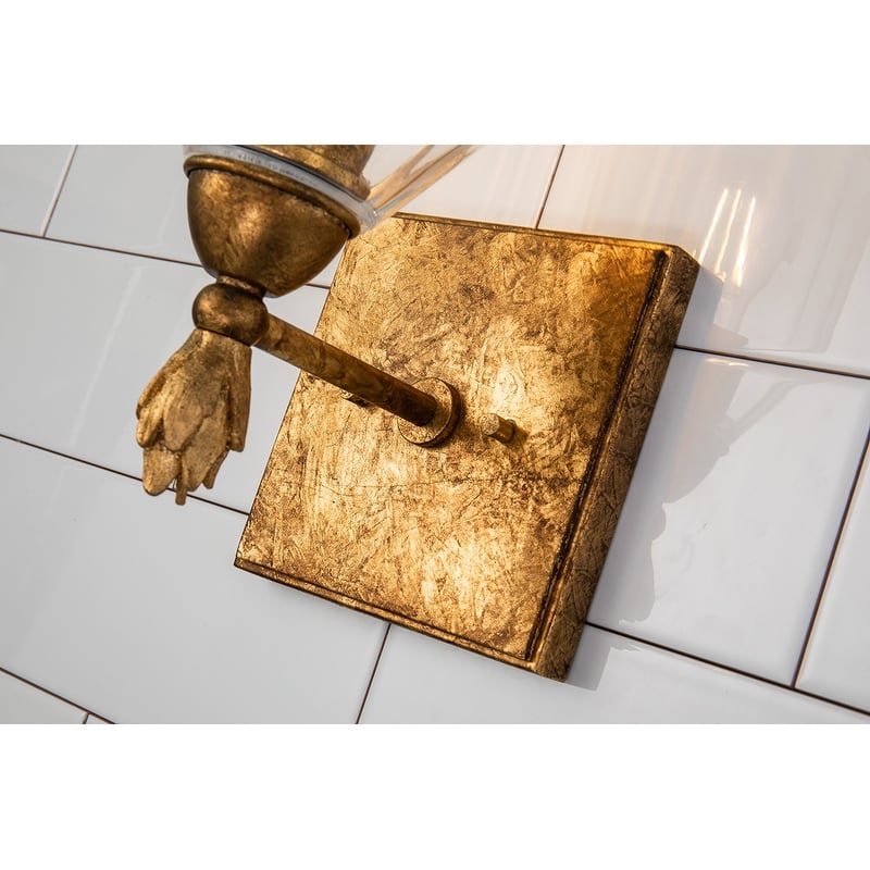 Felice 1 Light Wall Sconce in Gold