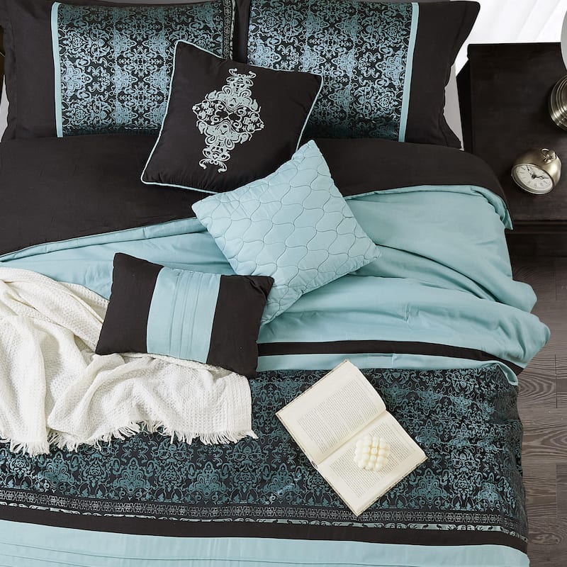 Nanshing Shelly 7 Piece Transitional Comforter Set