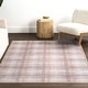 preview thumbnail 6 of 8, Nuloom Ursula Rustic Plaid Area Rug