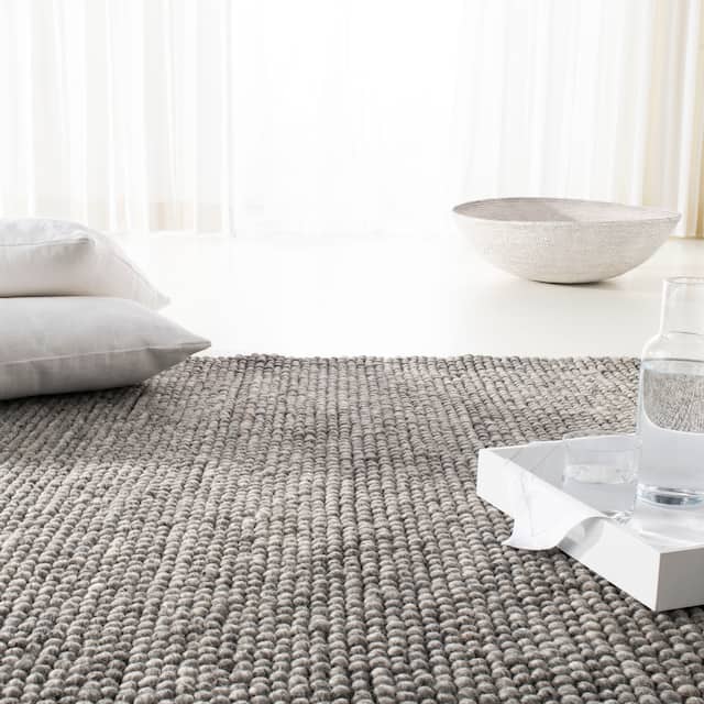 Lauren Ralph Lauren Handmade Carisbrooke Solid Wool Rug - 6' x 9' - Dark Grey