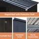 preview thumbnail 35 of 44, VEIKOUS Outdoor Metal Storage Shed with Lockable Door and Air Vents for Garden