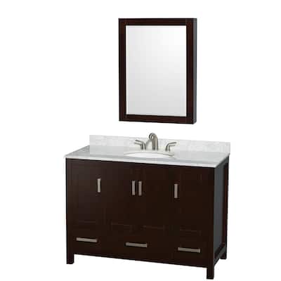 Wyndham Collection WCS141448SUNOMED Sheffield 48" Freestanding Single