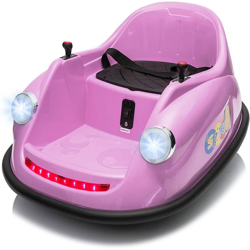 Electric Kids Ride On Bumper Car Gift - Purple