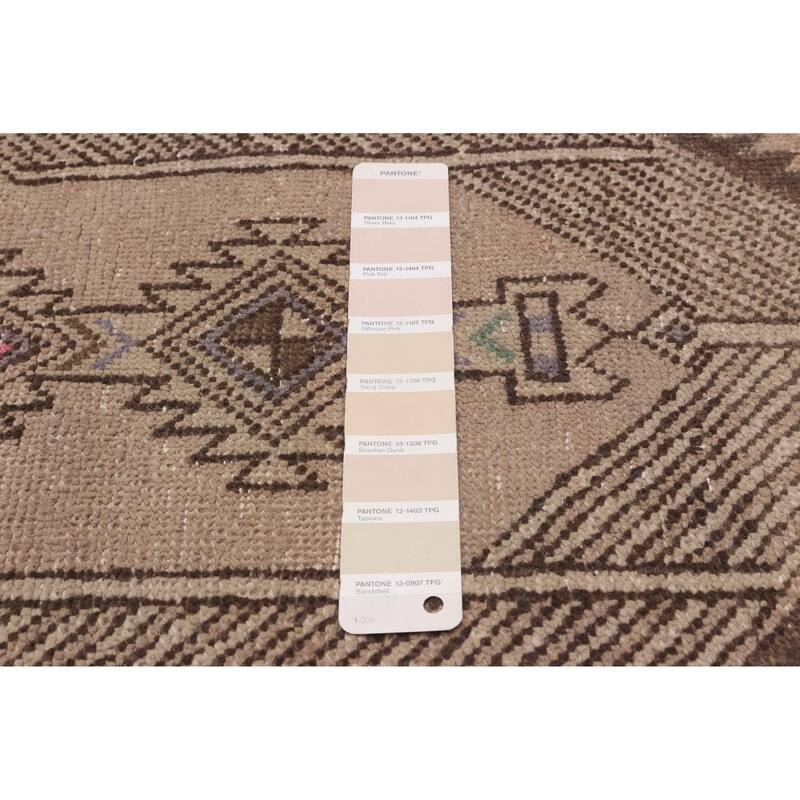 ECARPETGALLERY Hand-knotted Konya Anatolian Beige Wool Rug - 3'8 x 10'3