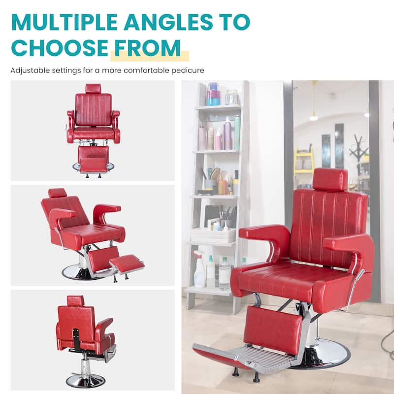 Heavy Duty Hydraulic Barber Chair Salon Chairs for Hair Stylist