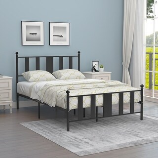 FULL SIZE METAL BED BLACK Color - Bed Bath & Beyond - 36762593