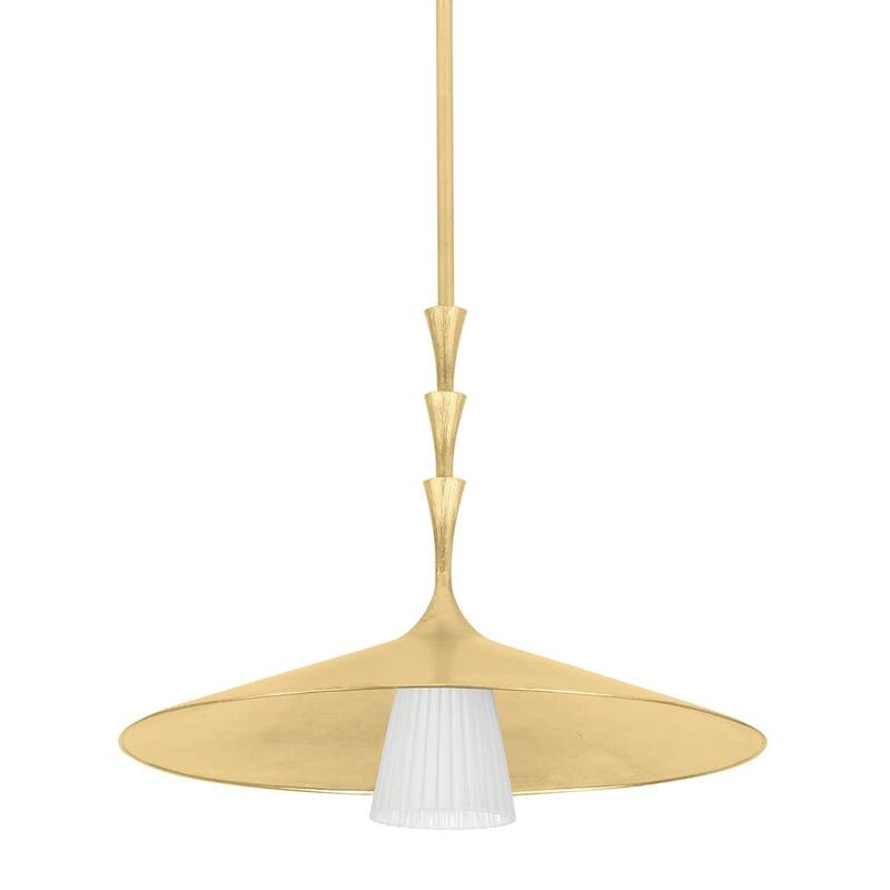 Hudson Valley Lighting 4524 Vails gate 24" Wide Pendant - Vintage Gold Leaf