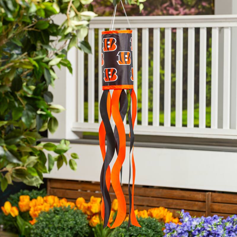 40" NFL Team Sublimated Fabric Windsock - Bengals
