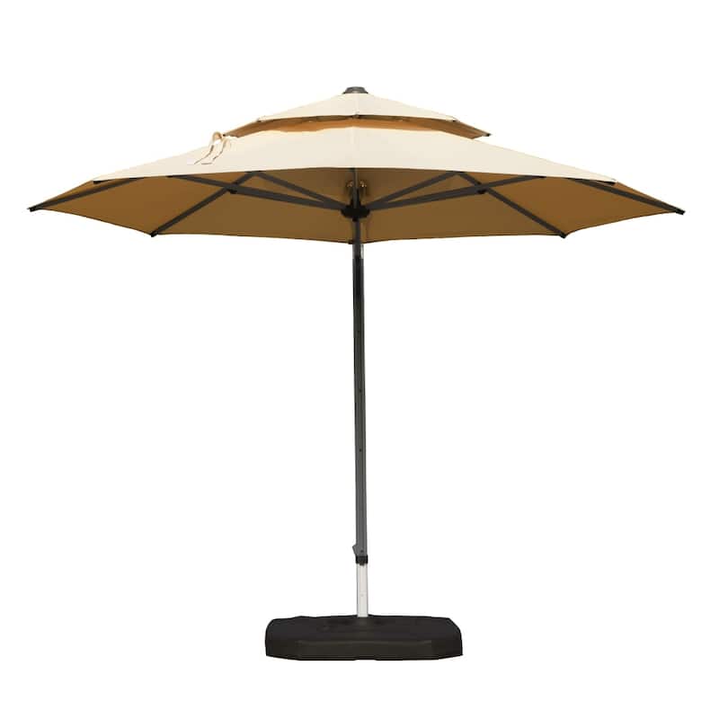 9.6 ft. x 9.6 ft. in. Round Cantilever Umbrella with Center Pole
