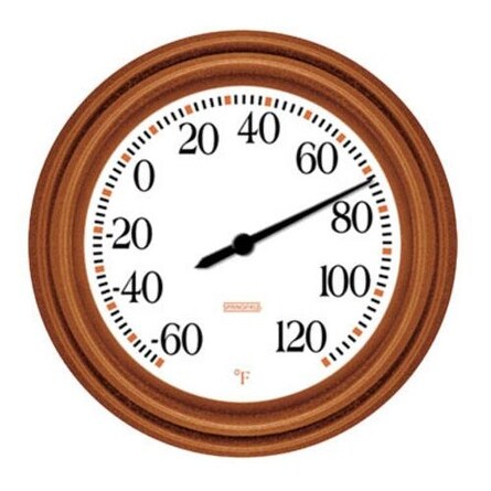 Springfield 91581 Dial Thermometer 8.5" Copper Finish