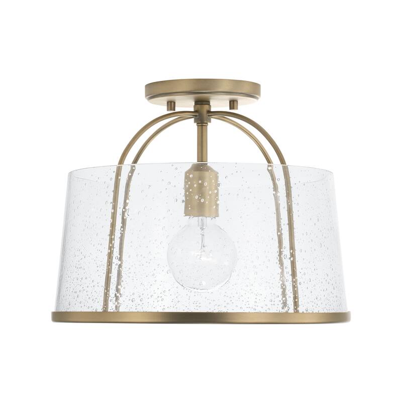 Mason 1-light Convertible Pendant/ Semi-Flush Mount