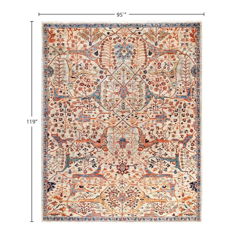 Serapi One-of-a-Kind Hand-Knotted Area Rug - Beige - 7' 11" x 9' 11"