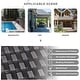preview thumbnail 55 of 125, Kullavik 13 Pieces Outdoor Patio Furniture Set with Fire Pit Table w/ Wide Armrests
