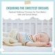 preview thumbnail 5 of 5, Dream On Me Baby Zzz 5" Foam Crib & Toddler Bed Mattress in a Box - White