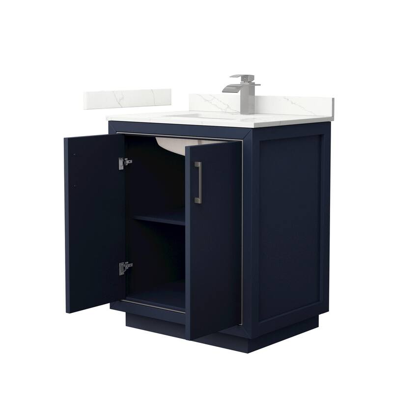 Wyndham Collection WCF111130S-QTZ-UNSMXX Icon 30" Free Standing Single