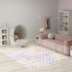 preview thumbnail 9 of 7, Nourison Imagination Indoor only Multicolor Pastel Hearts Graphic Area Rug