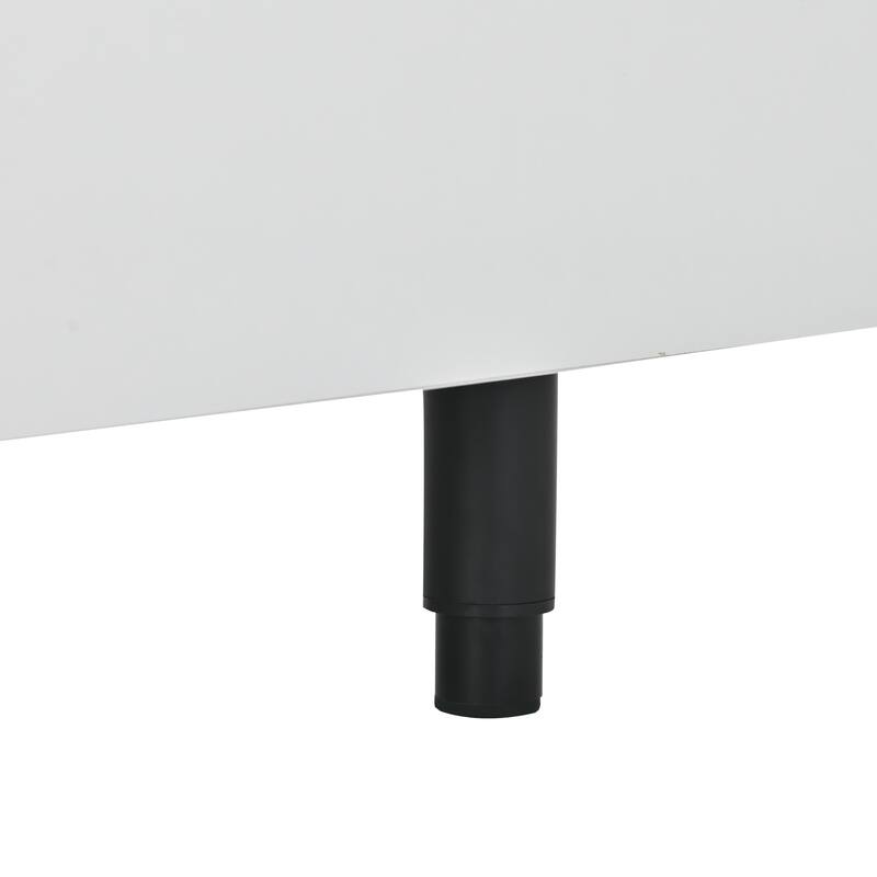 70.1"-100" Adjustable TV Stand with Storage, Modern Entertainment Center for TVs up to 80", Extendable Media Console