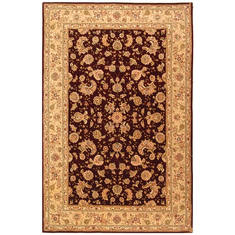 SAFAVIEH Handmade Persian Court Aliza Traditional Oriental Wool Rug - 5' x 8' - Burgundy/Beige
