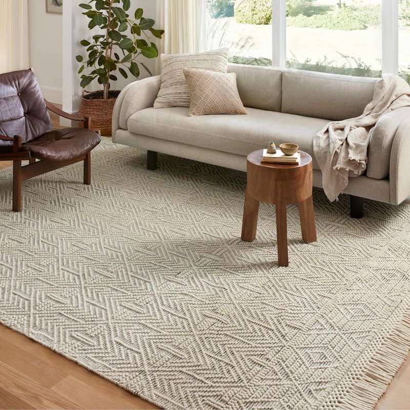Alexander Home Joanna Farmhouse Hand Woven Area Rug - 2' x 5' - Rectangle