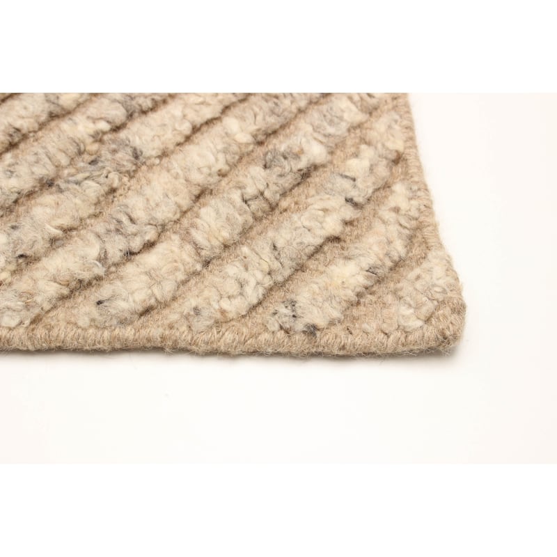ECARPETGALLERY Hand-knotted Tangier Tan Wool Rug - 5'2 x 7'10