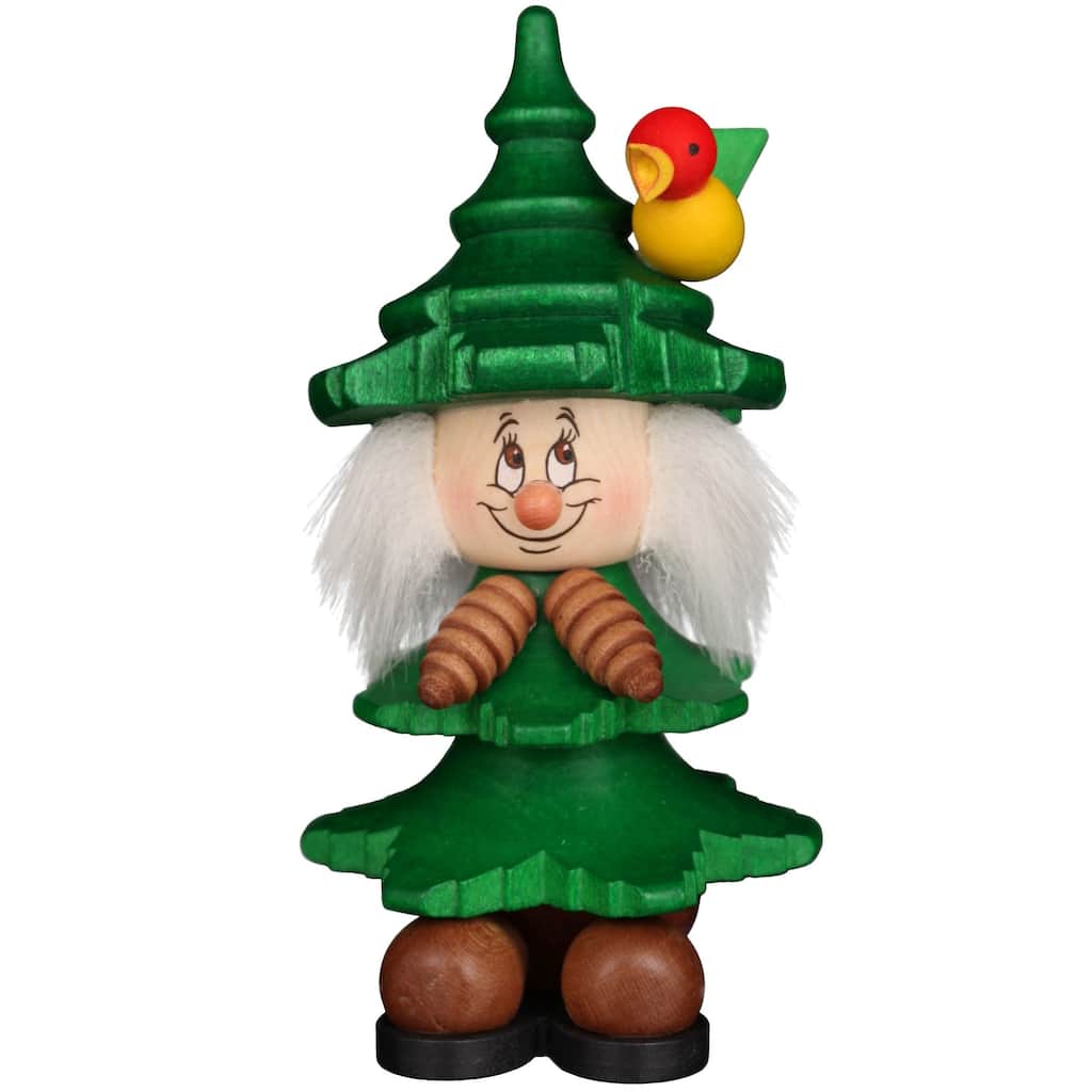 4.25" Christian Ulbricht Micro Dwarf Forest Gnome Christmas Figurine