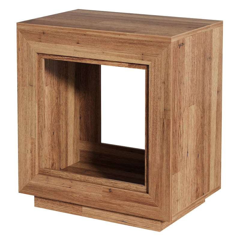 End Table, Side Table with Storage Shelf, Nightstand Bedside Table for Bedroom, Living Room, Entryway