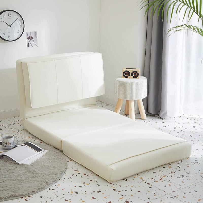 Urban Shop Ultra Suede Convertible Flip Chair