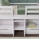 preview thumbnail 18 of 17, Max and Lily Farmhouse Twin-Size Low Loft with 2 Drawers