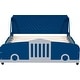 preview thumbnail 14 of 33, Twin/Full Car Bed for Kids, Car Shaped Platform Bed with Wheels, Headboard and Footboard, Toddler Car Bed Slat Support