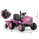 preview thumbnail 27 of 26, 12V Kids Ride On Tractor with Trailer and Remote Control - 49” x 23” x 24” (L x W x H)