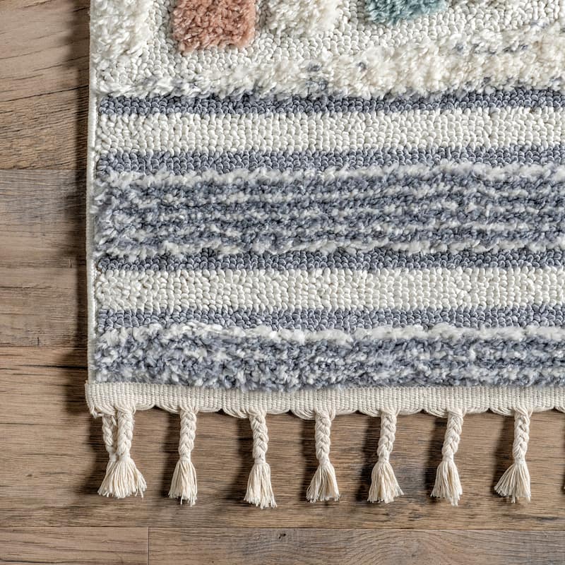Nuloom Iria Colorful Pyramid Kids Area Rug
