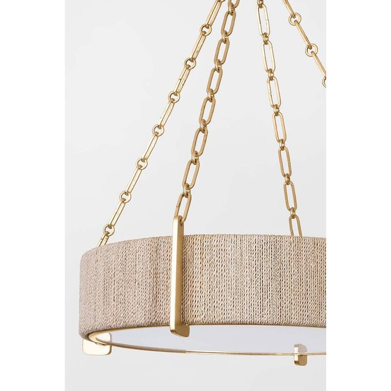 Hudson Valley Lighting 1636 Quebec 6 Light 31" Wide Drum Chandelier