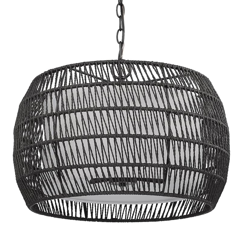 Everly 4 Light Chandelier - 19"x13.5"