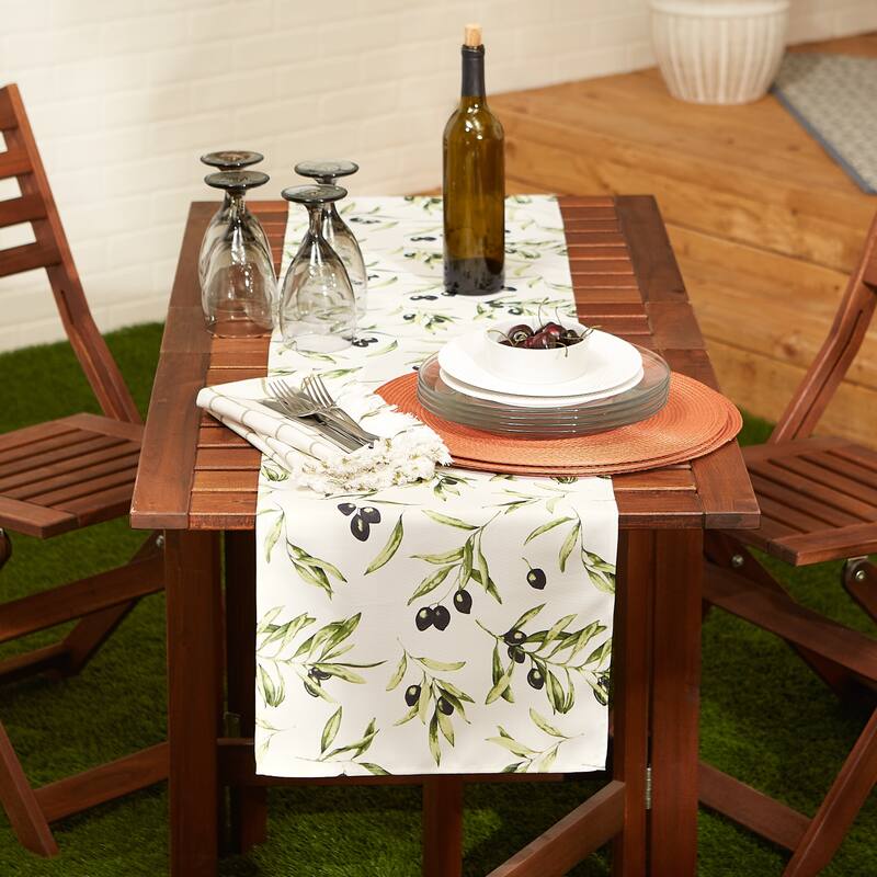 DII Anchors Print Outdoor Table Runner 14x72