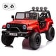 preview thumbnail 15 of 25, 2 Seater Ride On Truck Car for Kids 24V Toddles Battery Powered Ride On Car Toy Red