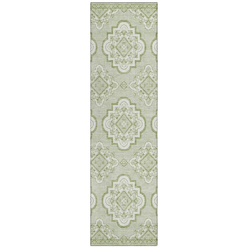 Machine Washable Indoor/ Outdoor Chantille Moroccan Boho Rug
