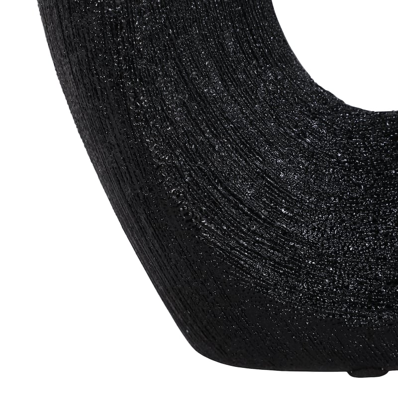 Modern Oval Ceramic Table Vase Cut-Out Design